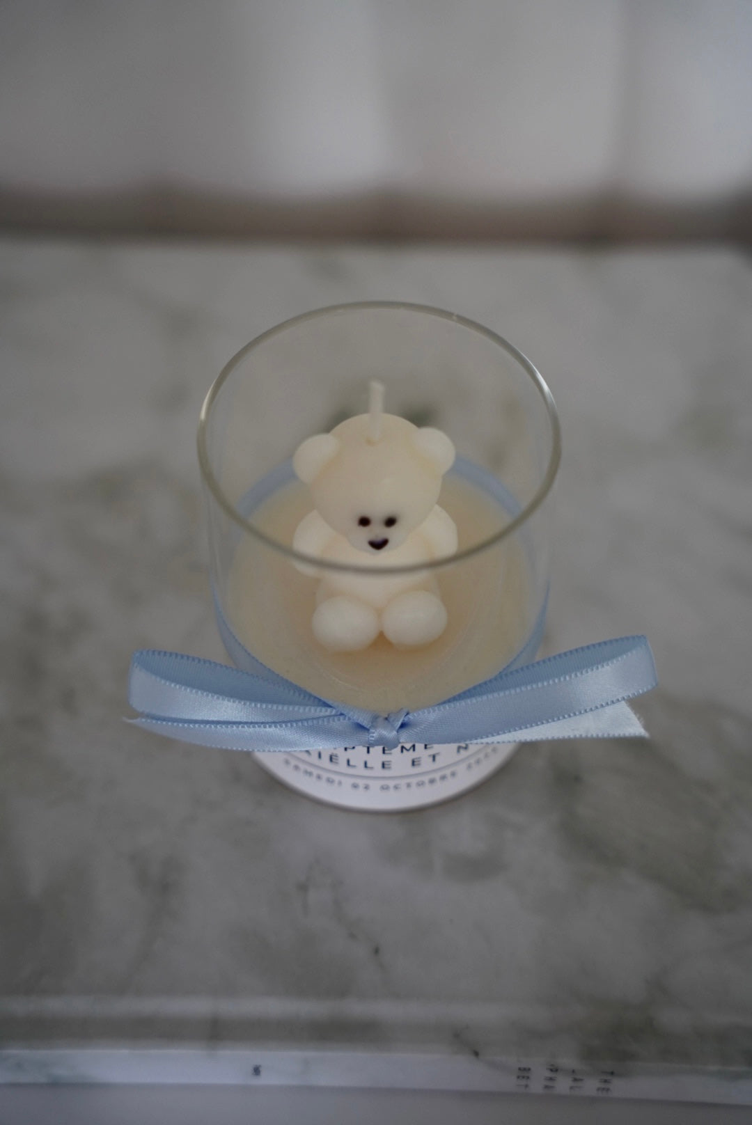Ma bougie Ourson personnalisée