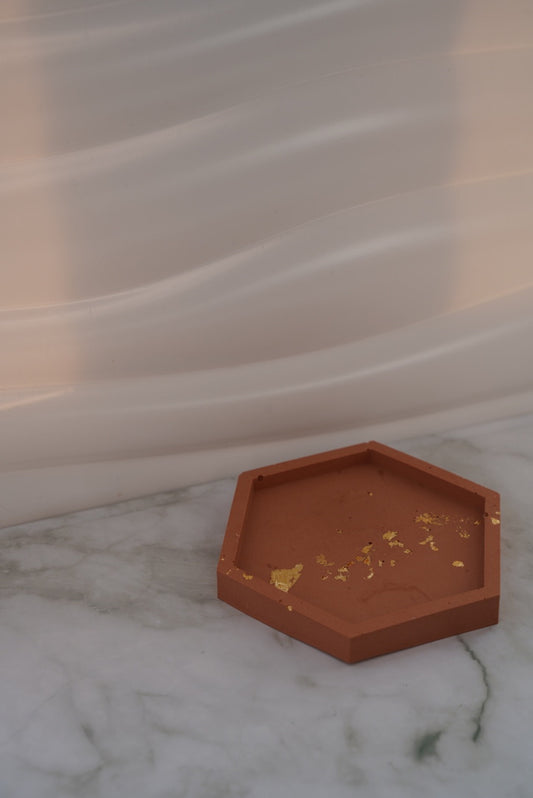 Bougeoir Freya - Jesmonite