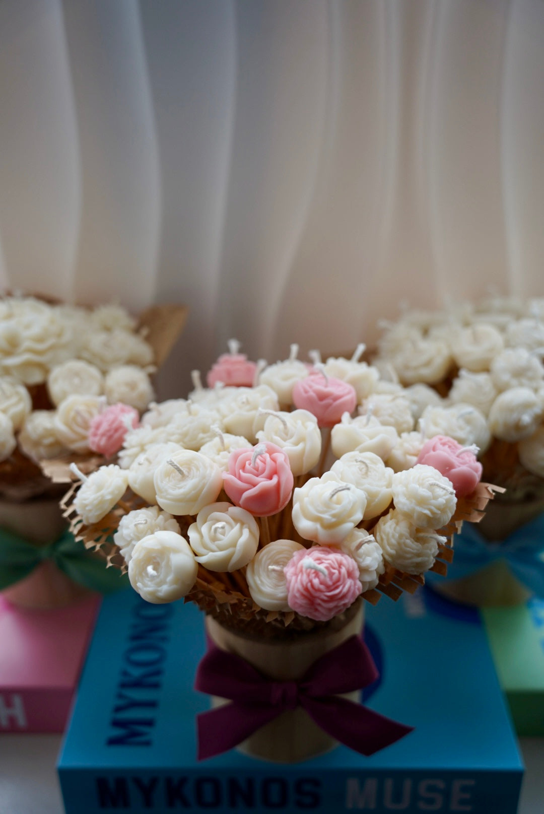 Bouquet de lumière rose x Mama