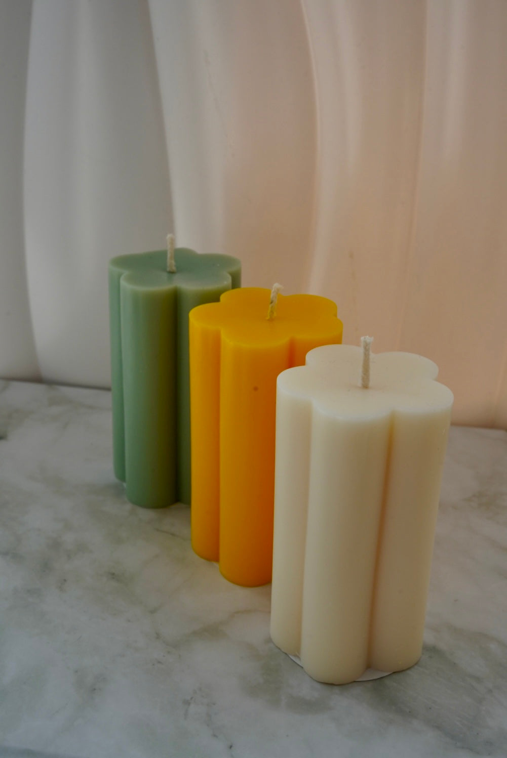 Bougie Pétale de lumière - Cire d'olive