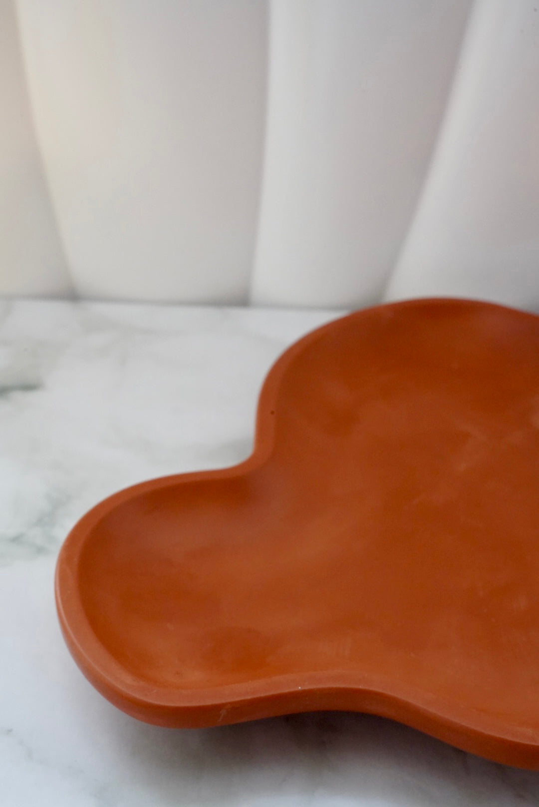 Vide-poche/Bougeoir Aigue douce - Jesmonite