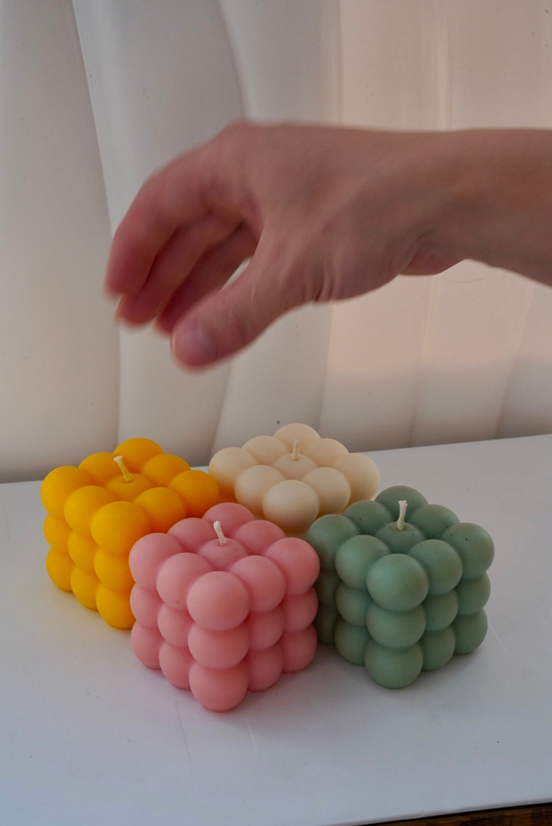 Bougie bulle - Cire d'olive