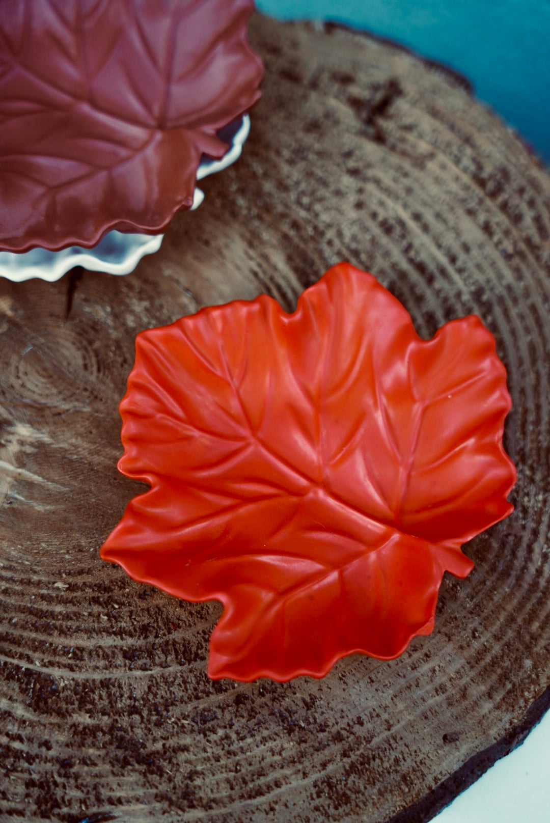 Vide poche Feuille - Jesmonite