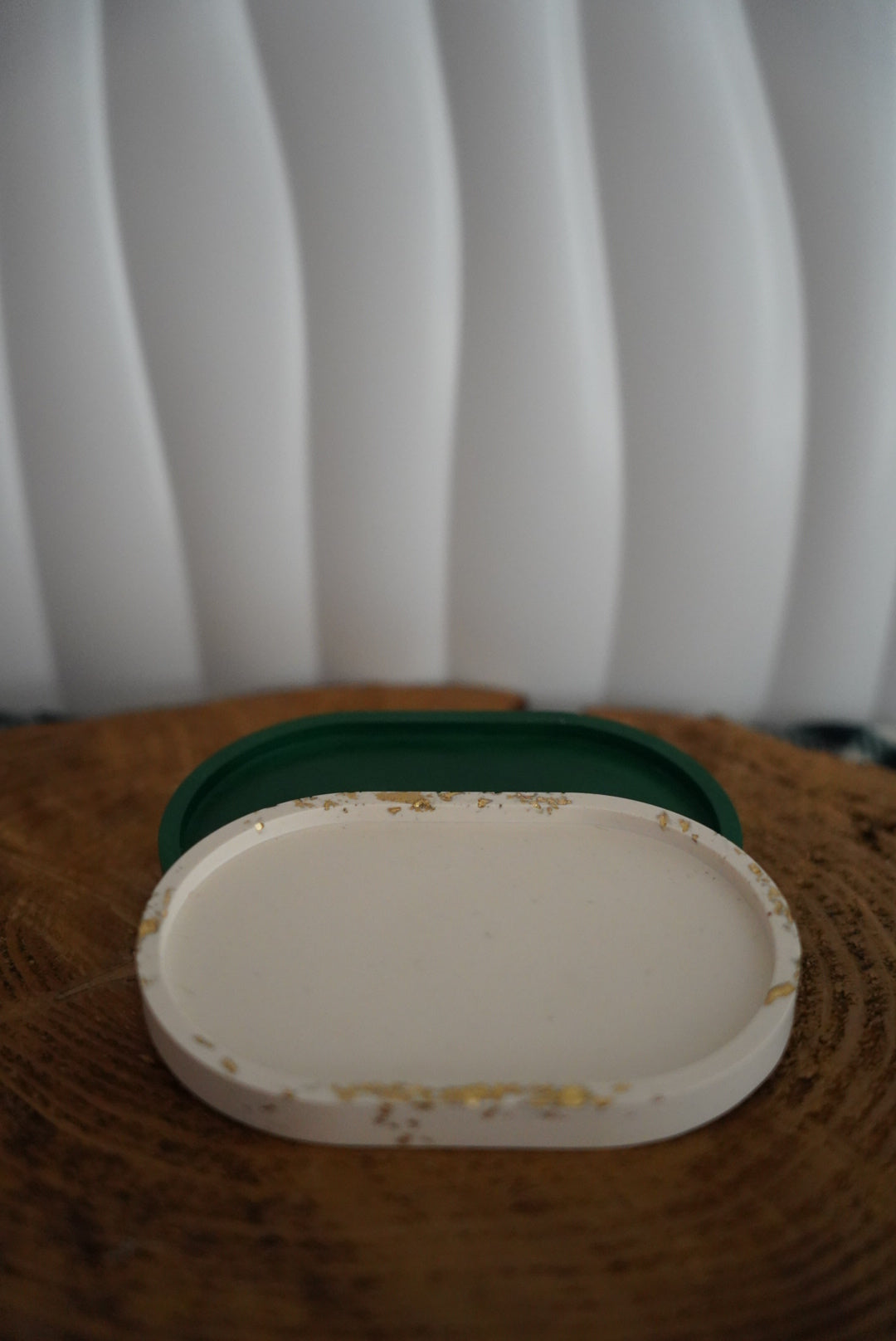 Bougeoir/ vide-poche Naia - Jesmonite