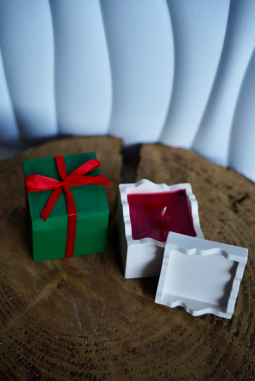 Bougie Cadeau de Noël - Cire d’olive