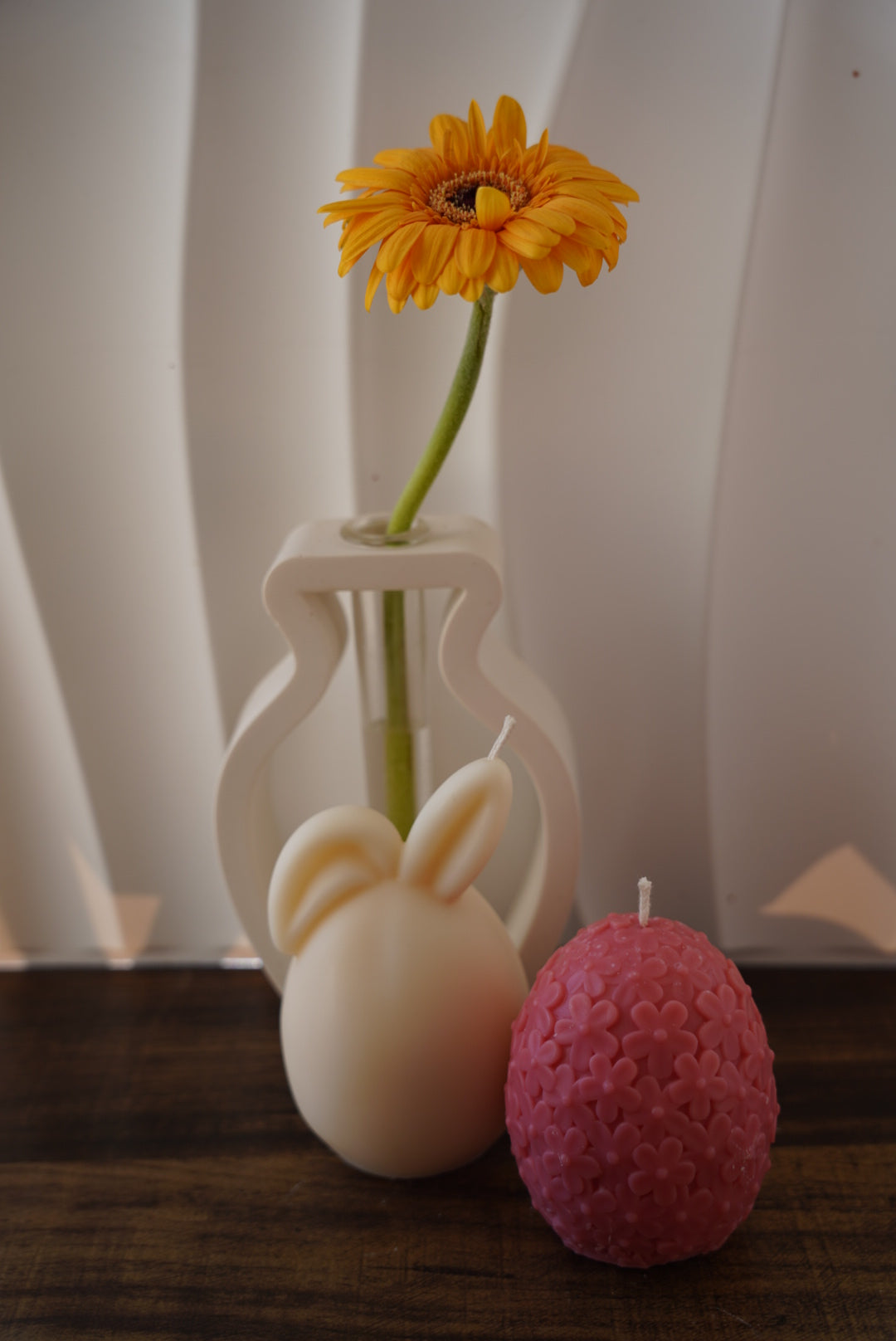 Bougie Éclosion dorée - Cire d'Olive