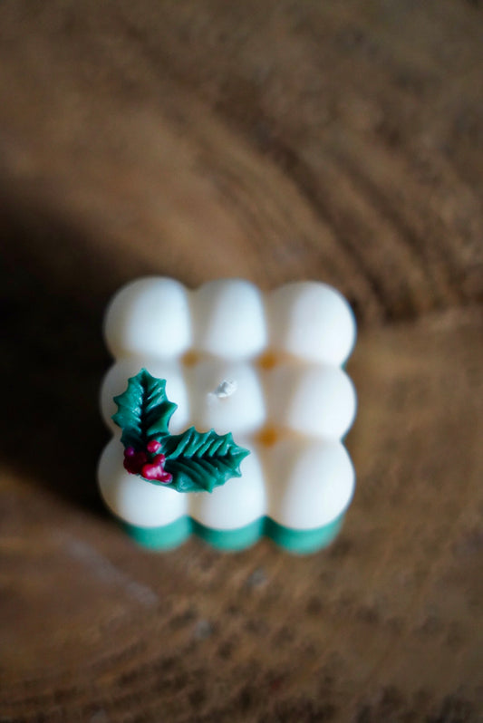 Bougie bulle - Cire d'olive