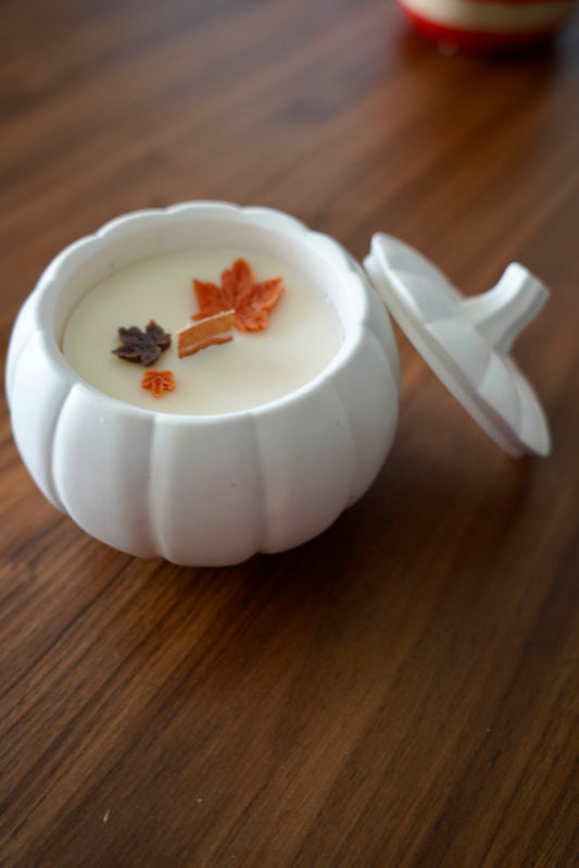 Bougie Citrouille enchantée - Cire d'olive