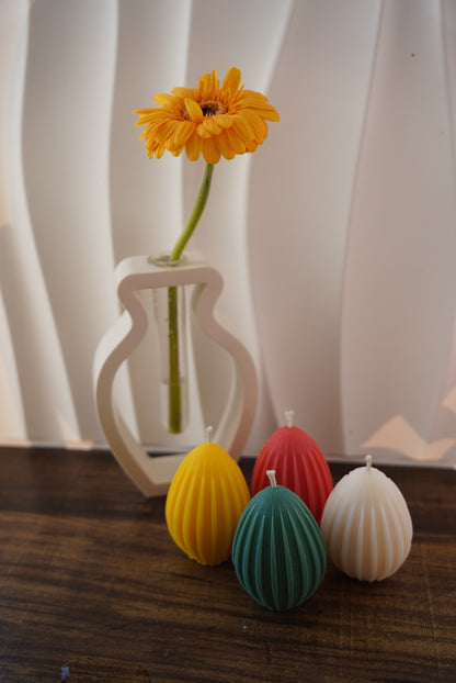 Bougie Oeuf Soleil - Cire d'Olive