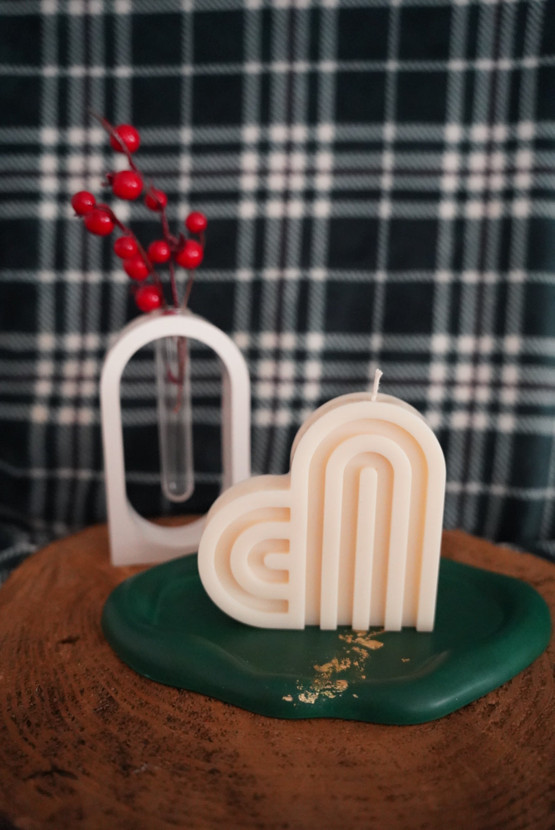 Bougeoir / Vide poche Héra - Jesmonite