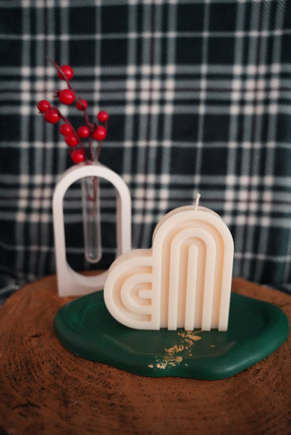 Bougeoir / Vide poche Héra - Jesmonite