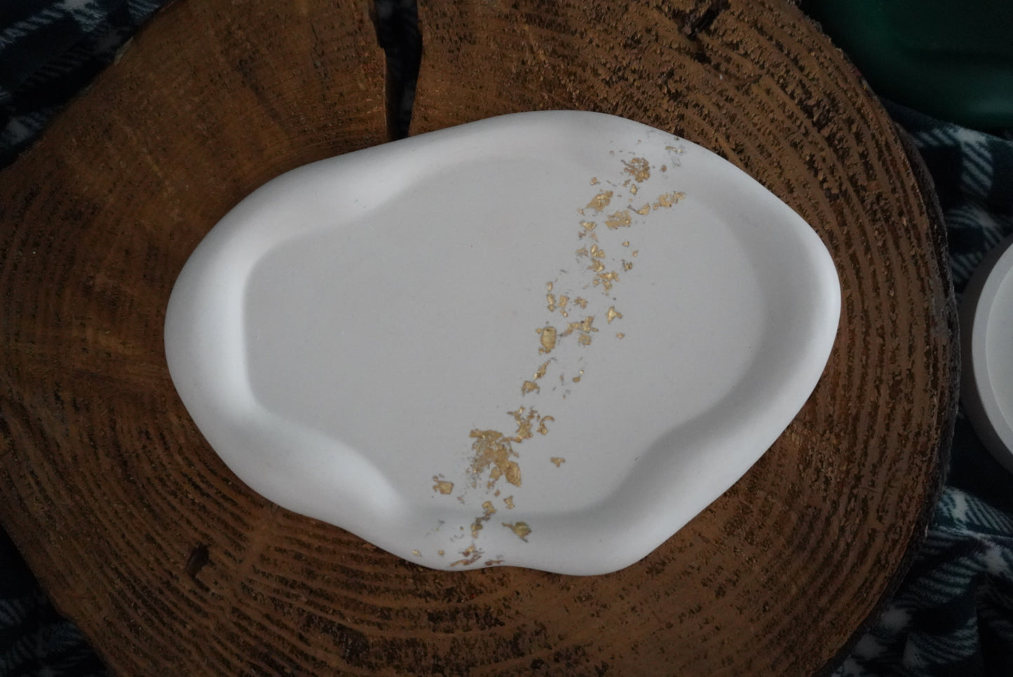 Bougeoir / Vide poche Héra - Jesmonite