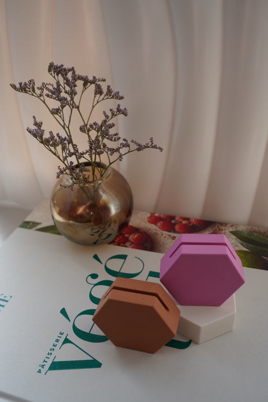 Porte-photo/carte Jasper - Jesmonite