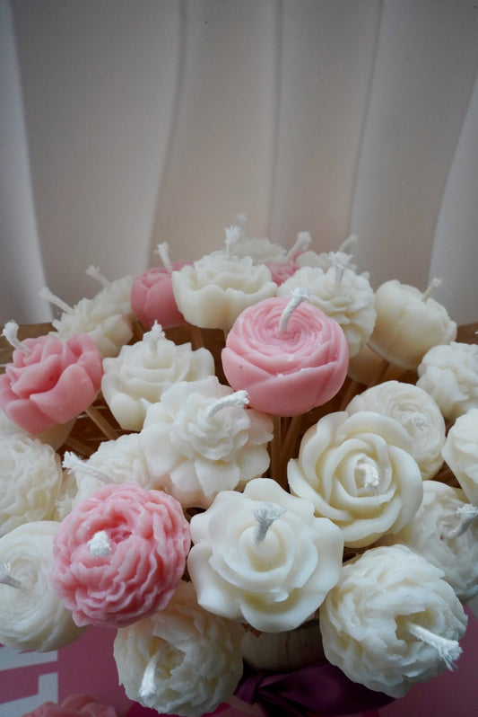 Bouquet de lumière rose x Mama