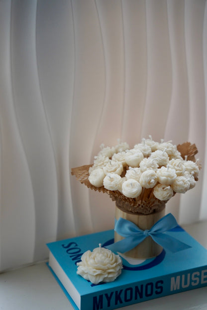 Bouquet de lumière bleu x Mama