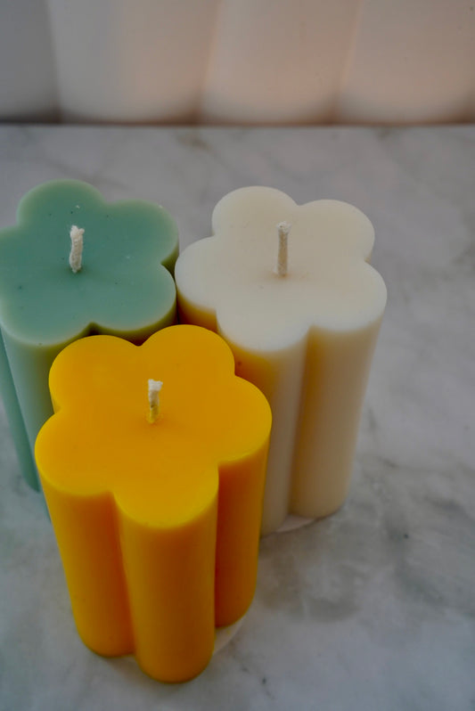 Bougie Pétale de lumière - Cire d'olive
