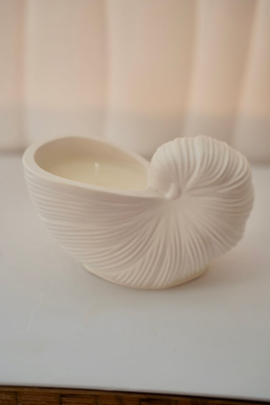 Bougie Abysséa - Jesmonite et Cire d’olive