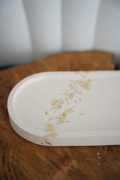 Bougeoir/ vide-poche Naia - Jesmonite