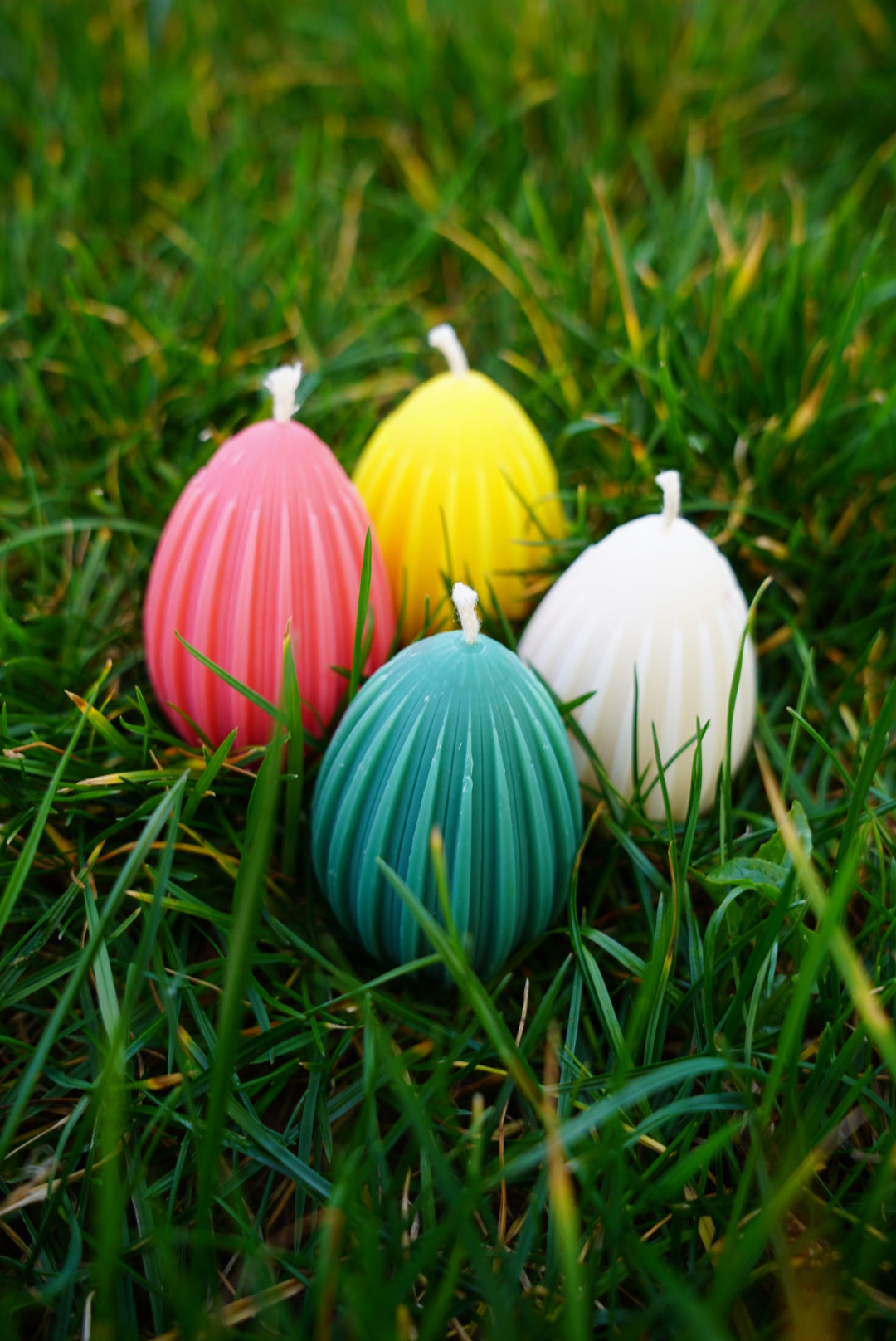 Bougie Oeuf Soleil - Cire d'Olive