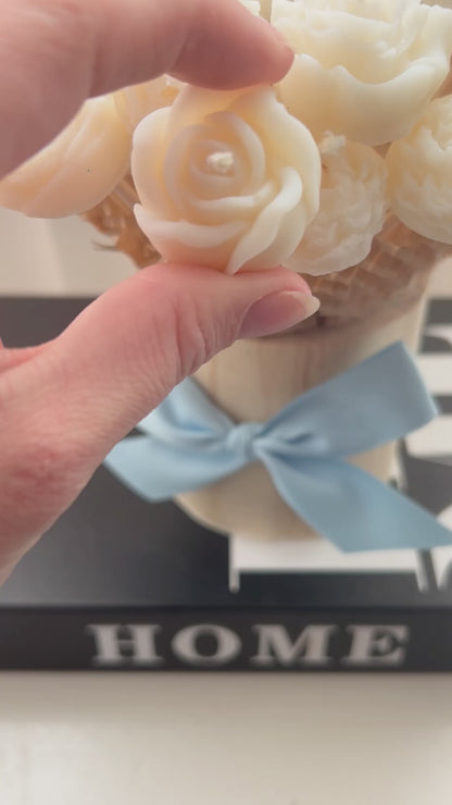Bouquet de lumière rose x Mama